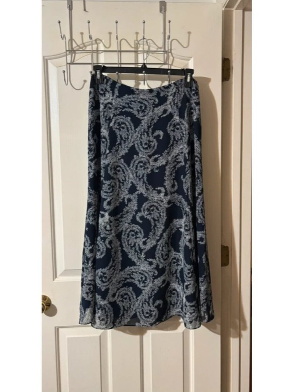 Liz Claiborne 8 Navy Lined Skirt